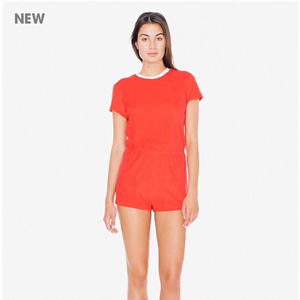 American Apparel Loop Terry Romper *Rare*
